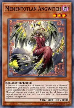 Yugioh RA04-EN048 - Mementotlan Angwitch - Secret Rare - Image 1