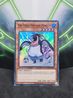 Yugioh The Great Emperor Penguin OP17-EN005 Super Rare NM - Image 1