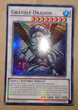 Graydle Dragon DOCS-EN048 Super Rare 1st Edition Yu-Gi-Oh Card - Image 1