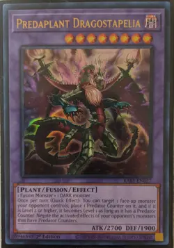 YuGiOh Predaplant Dragostapelia Ultra Rare 1st Edition RA01-EN027 - Image 1