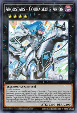 Yugioh DUAD-EN045 - Argostars - Adventurous Arion - Ultra Rare - Image 1