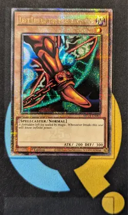 MP24-EN003 Left Leg of the Forbidden One Quarter Century Secret Rare YuGiOh - Image 1