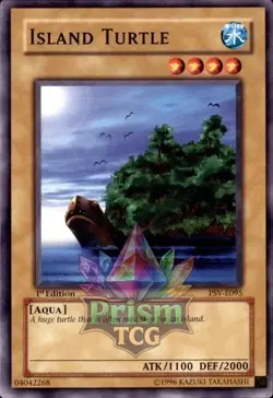 1st ed Island Turtle PSV-E095 Yugioh - Image 1