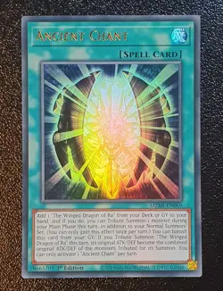 Yugioh Ancient Chant MZMI-EN069 Ultra Rare 1st Edition MINT - Image 1