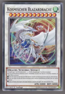 Yu-GI-OH Kosmischer Blazardrache Common LED6-DE029 NEU! - Image 1