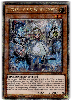 YUGIOH ELZETTE OF THE WHITE FOREST QUARTER CENTURY RARE NM INFO-EN014 - Image 3