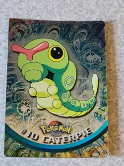TOPPS TV Animation Edition Series 1 HOLO Single POKEMON Card #10 CATERPIE - Image 1
