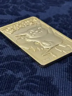 Pikachu 1999 Pokemon 23K Gold-Plated Burger King Nintendo Promo Trading Card - Image 5