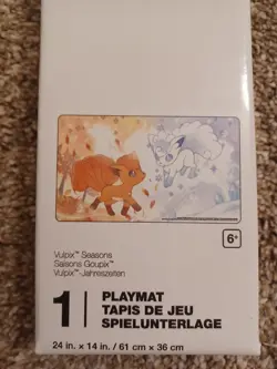 Pokemon Center Exclusive TCG Card Game Vulpix Seasons Playmat Play Mat BRAND NEW - Image 1