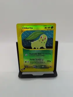 Pokemon Chikorita Holo Card 99/165 Expedition Base Set Reverse Holo - Image 1