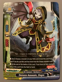 FUTURE CARD BUDDYFIGHT DEMONS ASSASSIN ZIOGRE (ONI DARKHERO) PR/0275EN - Image 1