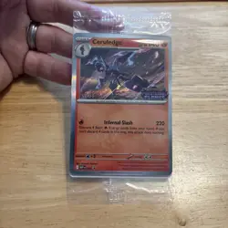 Pokemon Phantasmal Flames Prerelease Staff Promo Cards Sealed Set of 4 Sealed - Image 1