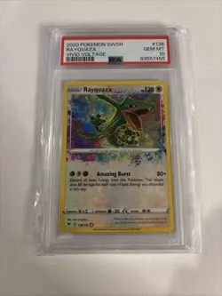 Pokemon Rayquaza Amazing Rare Card PSA 10 GEM MINT Vivid Voltage 138/185 - Image 2
