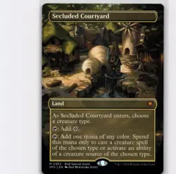 Secluded Courtyard (Borderless) M Special Guests 63 NM - Image 1