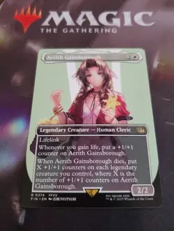Mtg. Aerith Gainsborough. Borderless. Final Fantasy. Pack Fresh - Image 1