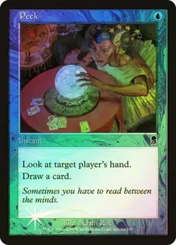 Odyssey MTG FOIL Peek Magic - Image 1