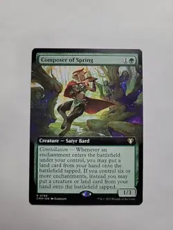 MTG - Composer of Spring (Extended Art) Commander Masters Regular Rare #0769 - Image 1