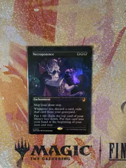 Necropotence (Anime Borderless) Wilds of Eldraine: Enchanting Tales Foil - Image 1