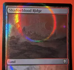 MTG. MAGIC: SHADOWBLOOD RIDGE: Rare,#373, M3C: Ripple Foil/ Land - Image 2