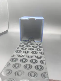 Ultra Pro Alcove Flip Leather Deck Box MTG - Blue Mana Symbol - Magnetic - Used - Image 3
