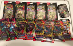 Pokemon TCG PHANTASMAL FLAMES Sleeved Booster Packs New Sealed Lot/Black Bolt - Image 1