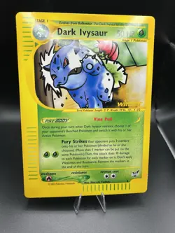 2003 DARK IVYSAUR Pokemon BEST OF WINNER PROMO JUMBO VINTAGE CARD NM - Image 1