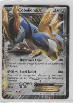 Cobalion EX Pokemon Black & White Plasma Storm #93 - Image 1