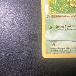 Caterpie 1st Edition Base Set 45/102 WOTC Vintage Pokemon 1999 - Image 2