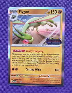 Flygon MEP 016 Phantasmal Flames Stamped Prerelease Pokemon Tcg Mep016 LP - Image 1