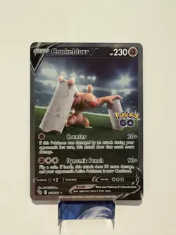 Pokemon TCG Conkeldurr V 074/078 Alt Art NM Condition Pokemon Go Set LP - Image 1