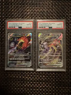 PSA 10 SEQUENTIAL Charizard 212/172 Mewtwo 221/172 SAR VSTAR Universe Pokemon - Image 1