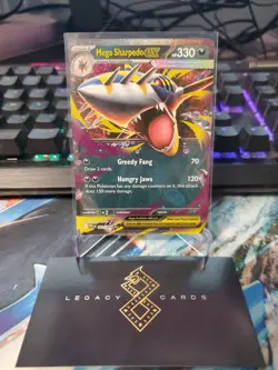 Mega Sharpedo ex 61/94 - Mega: Phantasmal Flames Double Rare - Pokemon TCG (NM) - Image 1