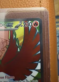 Pokemon TCG Ethan's Ho-Oh EX Ultra Rare Full Art Destined Rivals 209/182 - Image 2