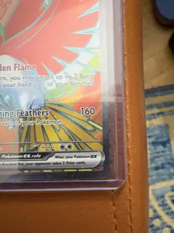 Pokemon TCG Ethan's Ho-Oh EX Ultra Rare Full Art Destined Rivals 209/182 - Image 5