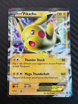 Pokemon TCG Pikachu EX XY174 Xy Promos Holo HP - Image 1