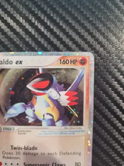 Pokemon TCG - Armaldo ex - 16/17 - Ultra Rare Foil Swirl - POP Series 1 - MP - Image 5