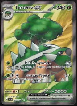 Carte Pokemon Torterra-ex 185/162 Forces Temporelles Francais - Image 1