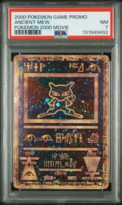 2000 POKEMON GAME MOVIE POKEMON 2000 MOVIE ANCIENT MEW PSA 7 - Image 1