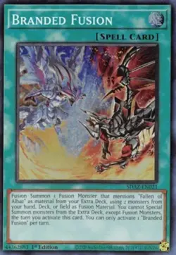 Yugioh! Branded Fusion - SDAZ-EN021 - Super Rare - 1st Edition Near Mint, Englis - Image 1