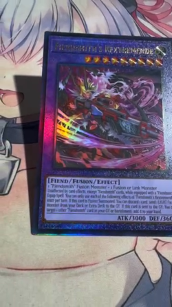 YuGiOh Asian English SUDA-AE037 Fiendsmith's Rextremende Ultimate rare - Image 2