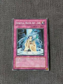 Spiritual Water Art - Aoi. - CRV-EN051 - Yugioh Card - 1st edition - Image 1