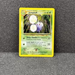 Jumpluff 7/111 Neo Genesis Holo Rare 2000 WotC Vintage Pokemon TCG Card Swirl 🌀 - Image 1