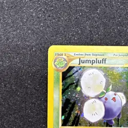 Jumpluff 7/111 Neo Genesis Holo Rare 2000 WotC Vintage Pokemon TCG Card Swirl 🌀 - Image 5