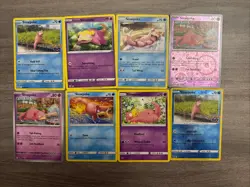 Slowpoke Slowbro Slowking Pokemon Card Collection Lot Of 16 With Reverse Holos - Image 3