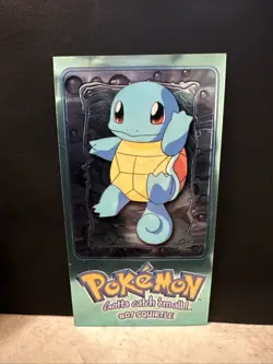 Squirtle Pokemon 1999 Topps Series 1 - Oversized Foil Card #2 of 5 VLP - Image 1