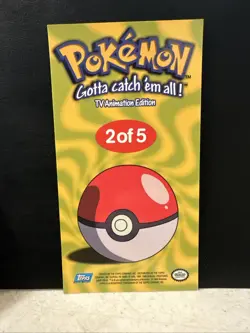 Squirtle Pokemon 1999 Topps Series 1 - Oversized Foil Card #2 of 5 VLP - Image 2