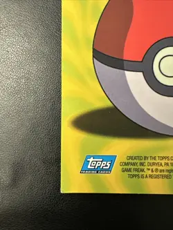Squirtle Pokemon 1999 Topps Series 1 - Oversized Foil Card #2 of 5 VLP - Image 3