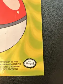 Squirtle Pokemon 1999 Topps Series 1 - Oversized Foil Card #2 of 5 VLP - Image 4