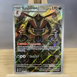 Pokemon TCG Kingambit 220/198 Scarlet & Violet Illustration Card NM - Image 1