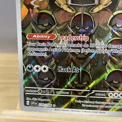 Pokemon TCG Kingambit 220/198 Scarlet & Violet Illustration Card NM - Image 5